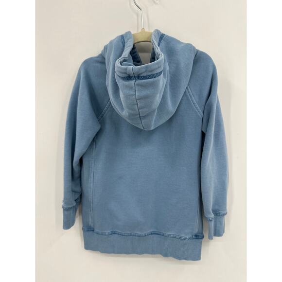 Boden Light Blue Stonewashed Hoodie Size 3-4 years - Picture 2 of 4